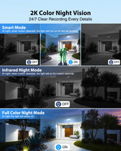 Load image into Gallery viewer, Atfoyer Hardwired 2K HD Floodlight Camera